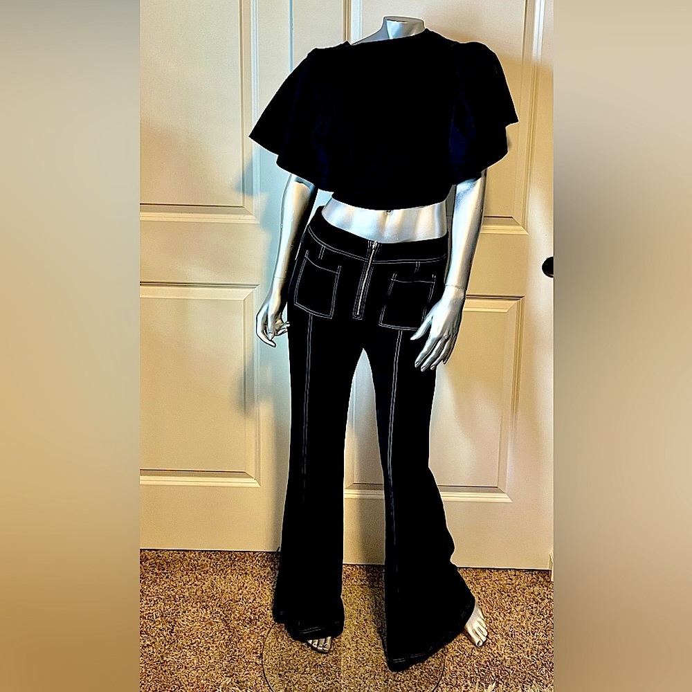 Boogie Nights Pants Black size L fashion nova NWT